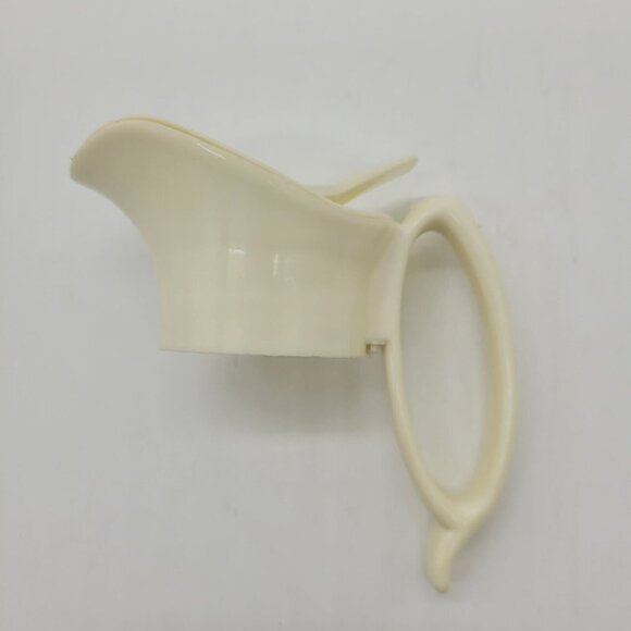 Vintage Log Cabin Syrup Pitcher with Golden Eagle Logo EUC - Picture 6 of 9